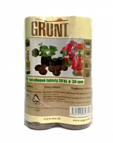 Grunt - Torfquelltabletten 38mm 30Stk