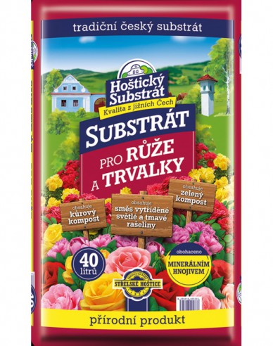 Hoštický Substrat für Rosen und Stauden 40l