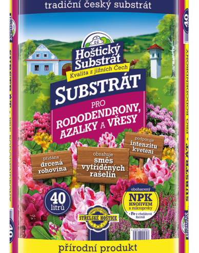 Hoštický Substrat für Rhododendren, Azaleen und Erika 40l