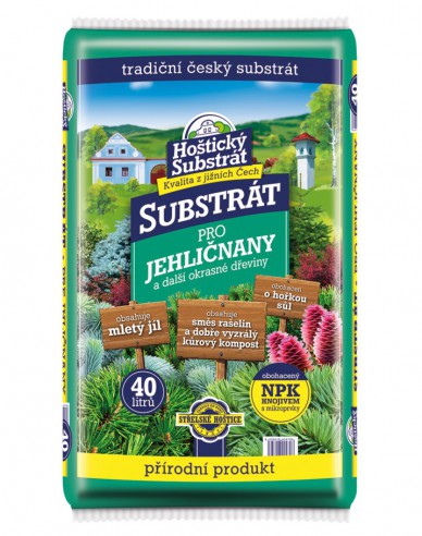 Hoštický Substrat für Koniferen und Ziergehölze 40l