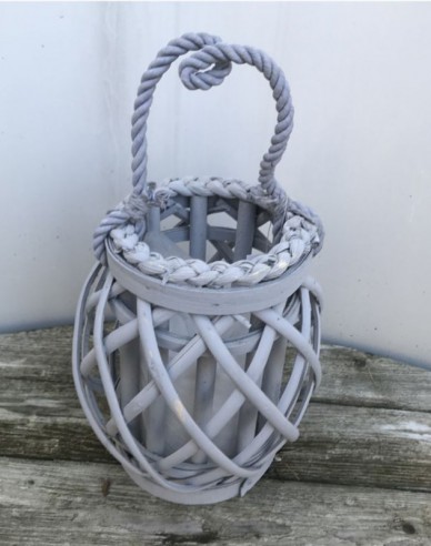 Weiden-Laterne 12x19cm