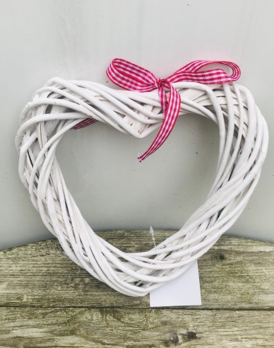 Weidenholz Herz 20x20cm