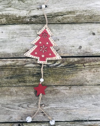 Hölzerner Baum zum Aufhängen 27cm