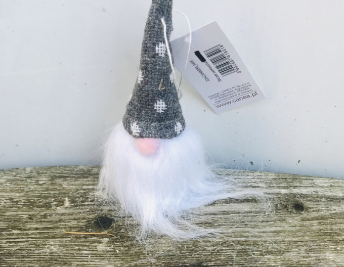 Mini-Gnom-Figur zum Aufhängen 9cm
