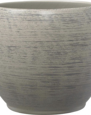 Keramischer Pflanztopf grau Alberta