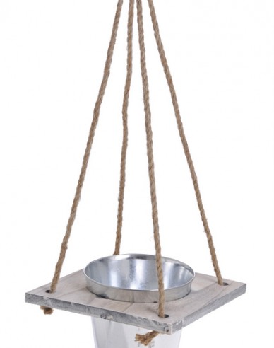 Hängender Metallpflanztopf