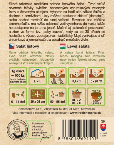 Kopfsalat Biscia Rossa