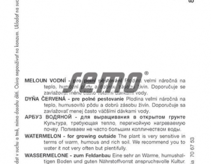 Semo Wassermelone Crimson Sweet