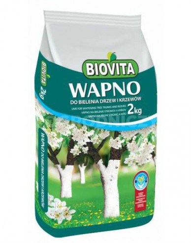 Biovita Kalk zum Bleichen von Bäumen und Sträuchern 2kg