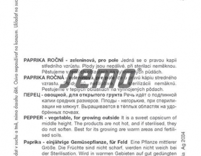 Semo Paprika  Lydia