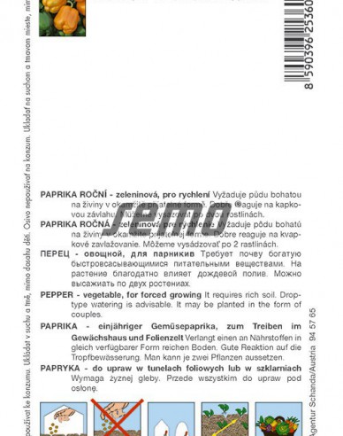 Semo Paprika Oreny F1