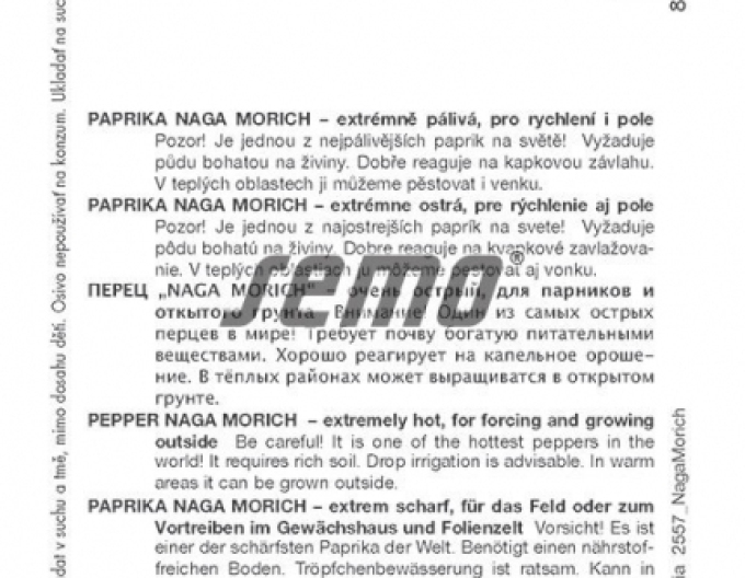 Semo Paprika Naga Morich