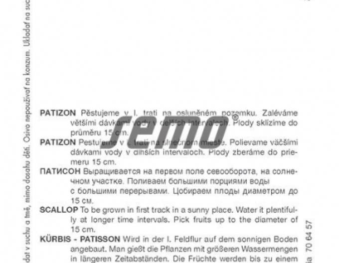 Semo Patisson Delikates