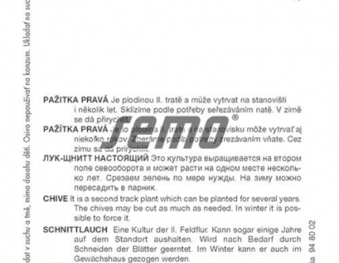 Semo Schnittlauch Praga