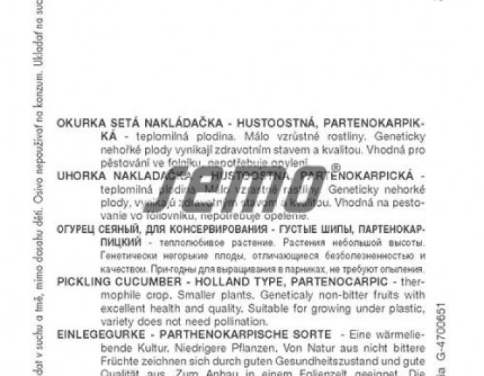 Semo Einlegegurke Elisabet F1