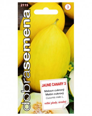 Dobrá semená Zuckermelone Jaune Canary
