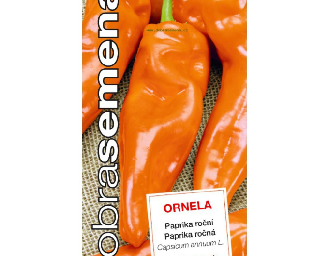 Dobrá semená Paprika Ornela
