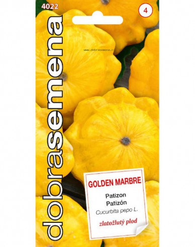 Dobrá semená Patisson Golden Marbre