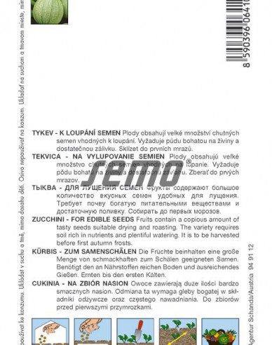 Semo Zucchini (zum Schälen) Tondo Chiaro di Niza