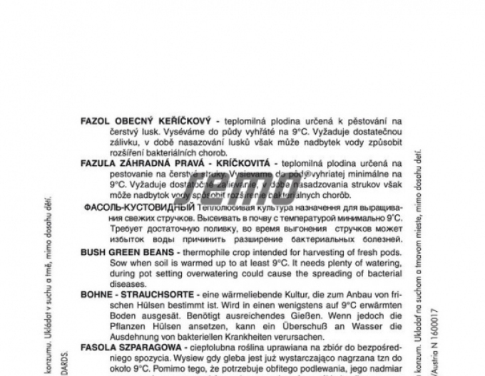 Semo Buschbohne Bona