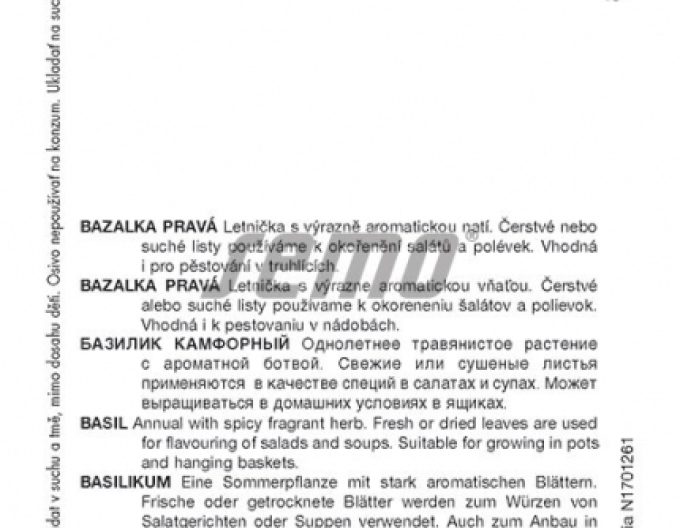 Semo Basilikum Red Rubin
