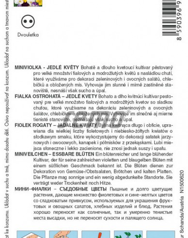 Semo Veilchen Essbare Blüten