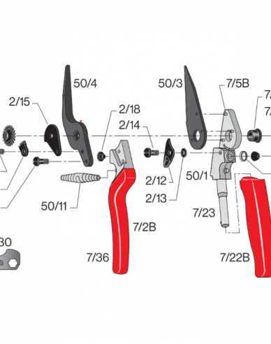 FELCO 50 Klauenschere mit Rollgriff