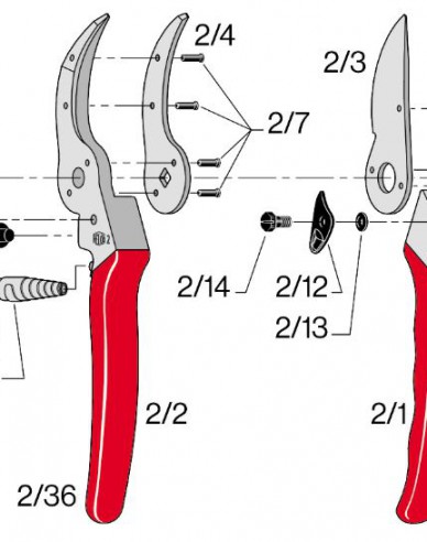 Felco 2/17 Schraube für Zahnsegment (Felco 2)