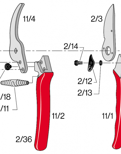 Felco 6/8 Zentralschraube