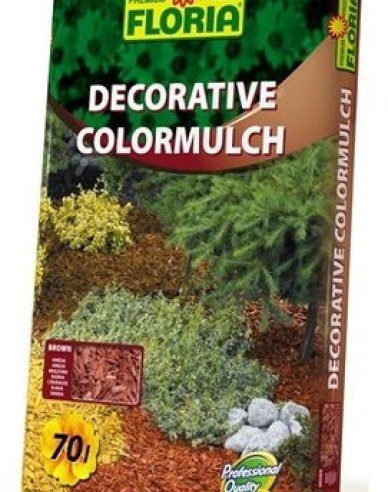 Floria Dekorative Holzspäne braun 70l