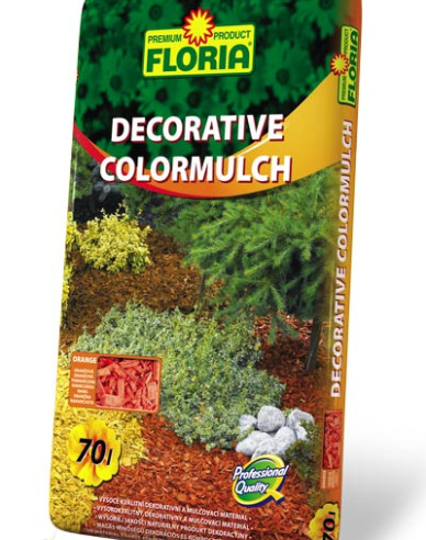 Floria Dekorative Holzspäne orange 70l