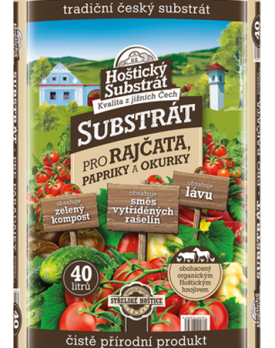 Hoštický Substrat für Tomaten, Paprika, Gurken 40l