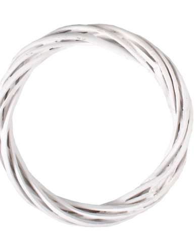 Weidenkranz weiß 15cm