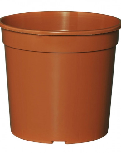 Kugelförmiger Terrakotta-Blumentopf aus Kunststoff, Durchmesser 11 cm