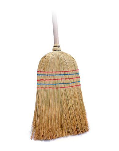 Großer Sorghum-Besen - 5x genäht