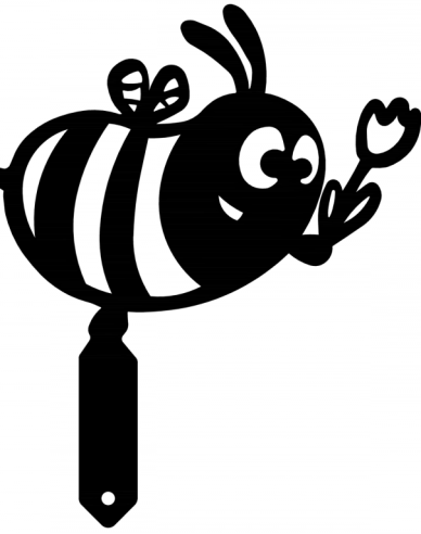 Gartenstecker - Biene 15cm