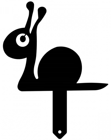 Gartenstecker - Schnecke 30cm