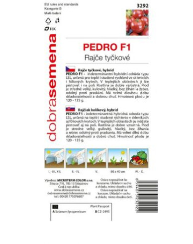 Dobrá semená Stabtomate Pedro F1