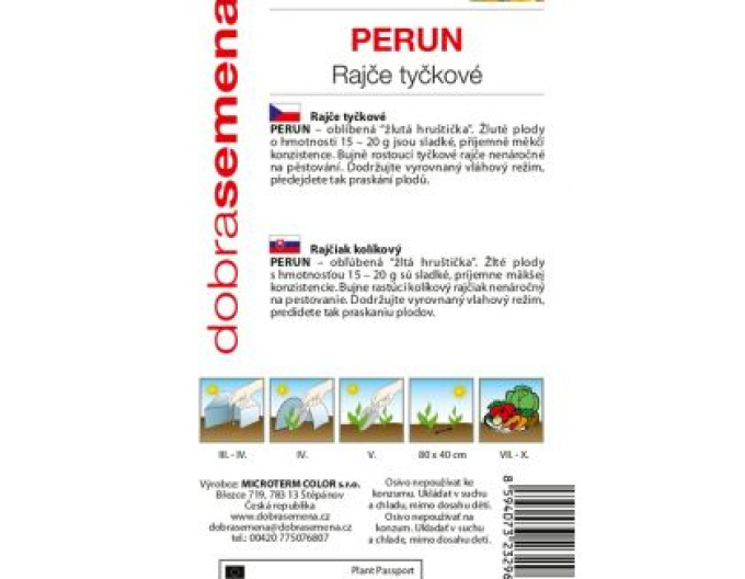 Dobrá semená Stabtomate Perun