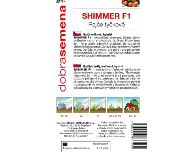 Dobrá semená Stabtomate Shimmer F1