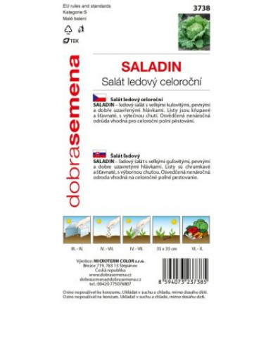 Dobrá semená Kopfsalat Saladin