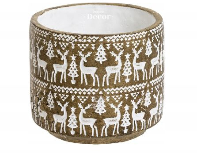 Weihnachtlicher Topfbehälter  ART 18550