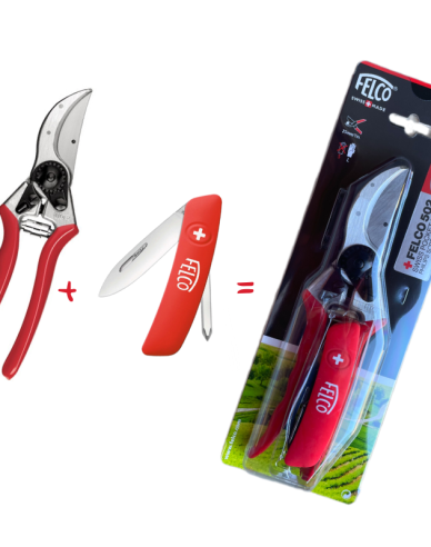FELCO 2 Schere + FELCO 502 Schweizer Taschenmesser