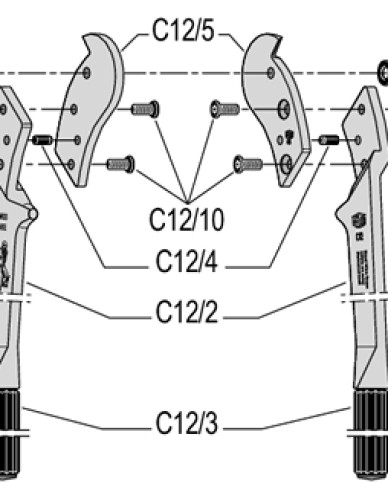 FELCO C12 zweihändige Zange