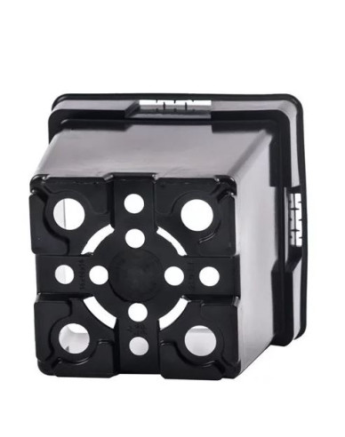 Quadratischer Kunststofftopf 2l, 14 x 14 cm