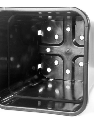 Quadratischer Blumentopf aus Kunststoff 18L, 30 x 31 cm