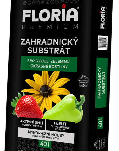 Floria - Gartensubstrat mit Mykorrhiza 40l