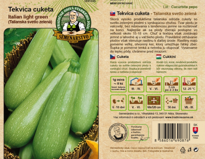 Zucchini Italian Light Green