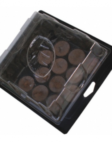 Grunt - Anzuchtgewächshaus mit Torfquelltabs 12stk.