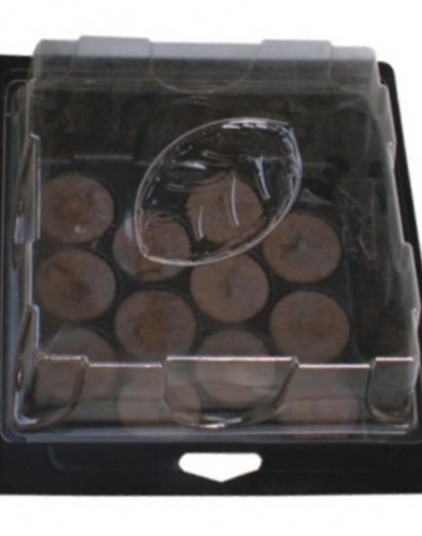 Grunt - Anzuchtgewächshaus mit Torfquelltabs 12stk.